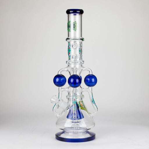 WENEED | 19.5" Orb Cascade Glass Bong Glass Bong WENEED® Blue