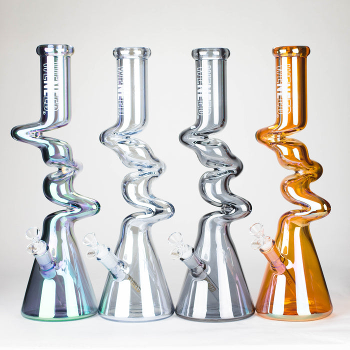 WENEED | 17.5" Iridescent Ripple Glass Bong Glass Bong WENEED®