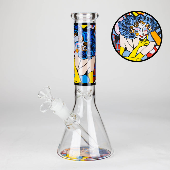 10" Mosaic Flow Glass Bong Glass Bong JJ Distribution Design A
