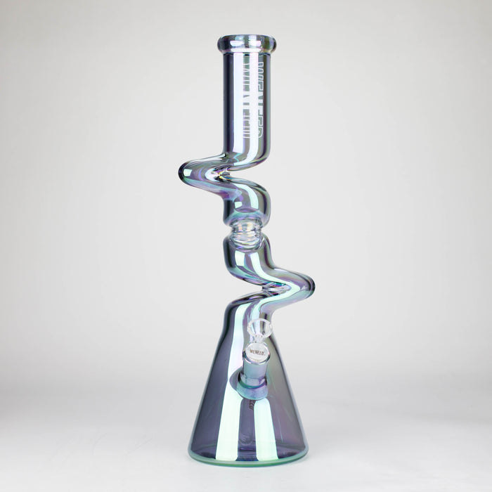 WENEED | 17.5" Iridescent Ripple Glass Bong Glass Bong WENEED®
