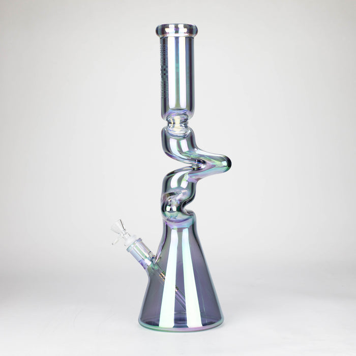 WENEED | 17.5" Iridescent Ripple Glass Bong Glass Bong WENEED®