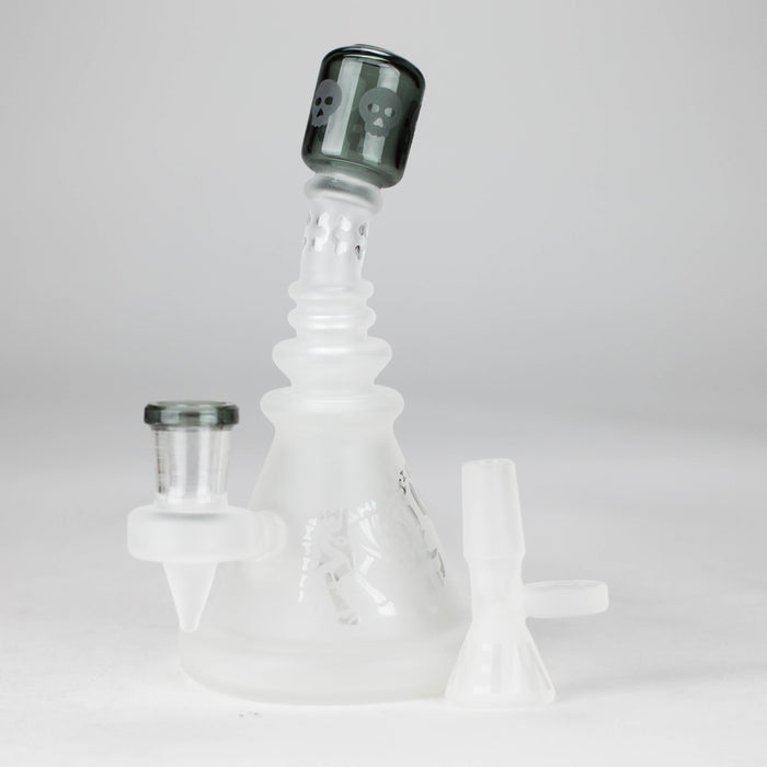 WENEED | 6" Skeleton Cat Bong Glass Bong WENEED®