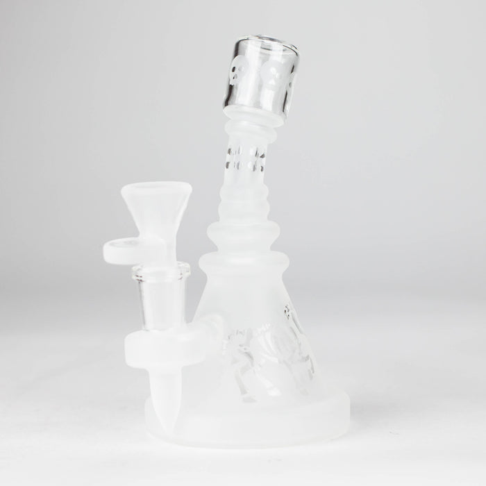 WENEED | 6" Skeleton Cat Bong Glass Bong WENEED® Clear