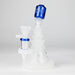 WENEED | 6" Skeleton Cat Bong Glass Bong WENEED® Blue