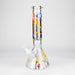 Z14" 7 mm Glass Bong With Magic Mushroom Design Glass Bong 777 Smoke Design1