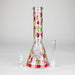10" Glass Bong With Fruit Design Glass Bong 777 Smoke
