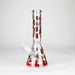 10" Glass Bong With Fruit Design Glass Bong 777 Smoke Strawberry