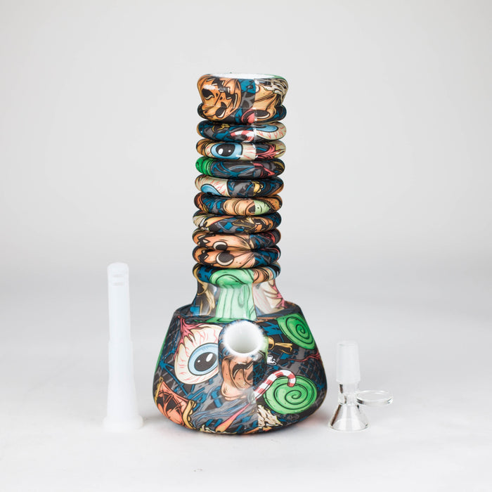 Z9"-15" Extendable Silicone Water Bong Resin · Silicone · Plastic Bong 777 Smoke