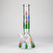 Z14" 7 mm Glass Bong With Magic Mushroom Design Glass Bong 777 Smoke Design2