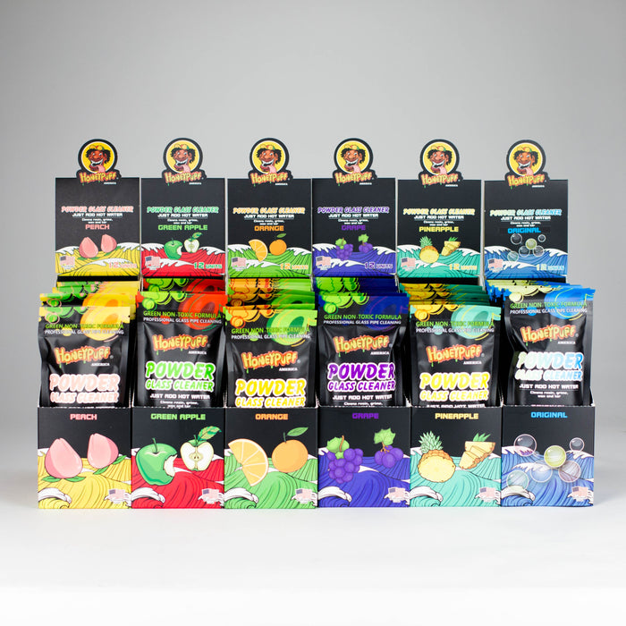 HoneyPuff | Glass Cleaner Powder (Box of 12) [P1285] Cleaner Canadian Distributor