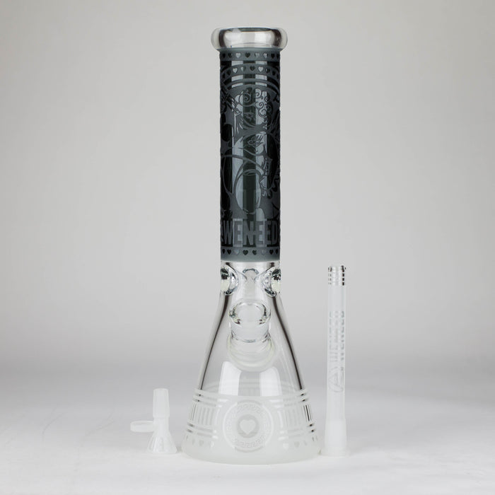WENEED | 14" Cupid's Heart Beaker Glass Bong WENEED®