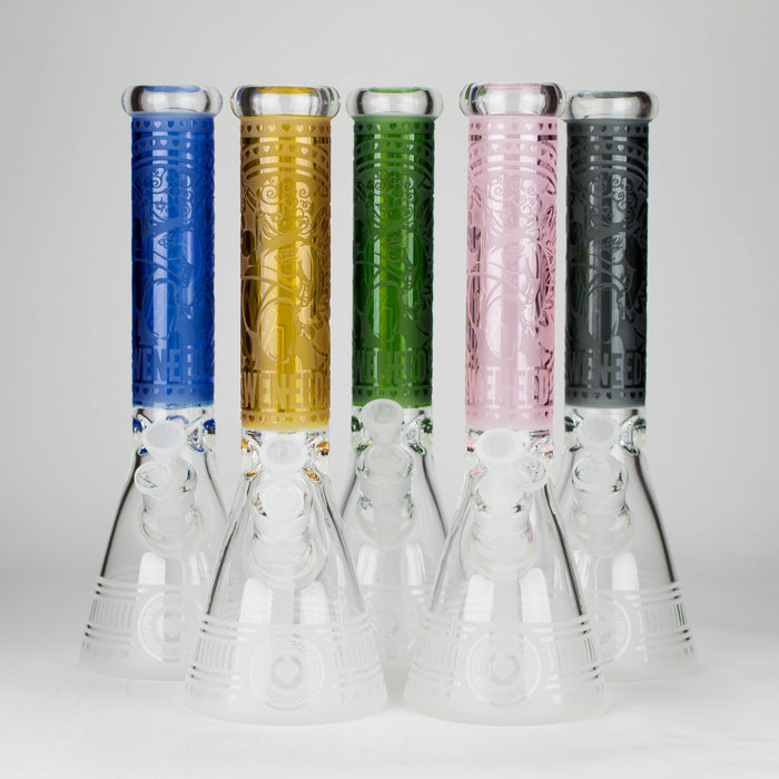 WENEED | 14" Cupid's Heart Beaker Glass Bong WENEED®