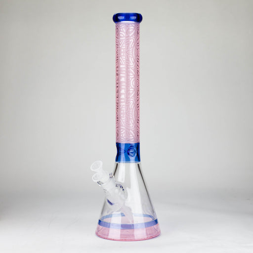 WENEED | 18" Harmony Engrave Beaker Glass Bong WENEED® Pink