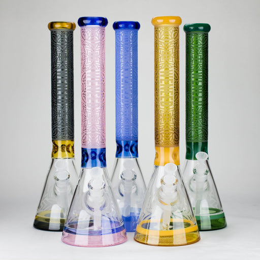 WENEED | 18" Harmony Engrave Beaker Glass Bong WENEED®
