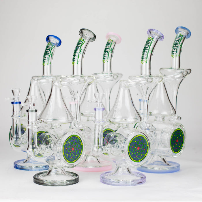 WENEED | 14.5" Orbit Cyclone Glass Bong Glass Bong WENEED®