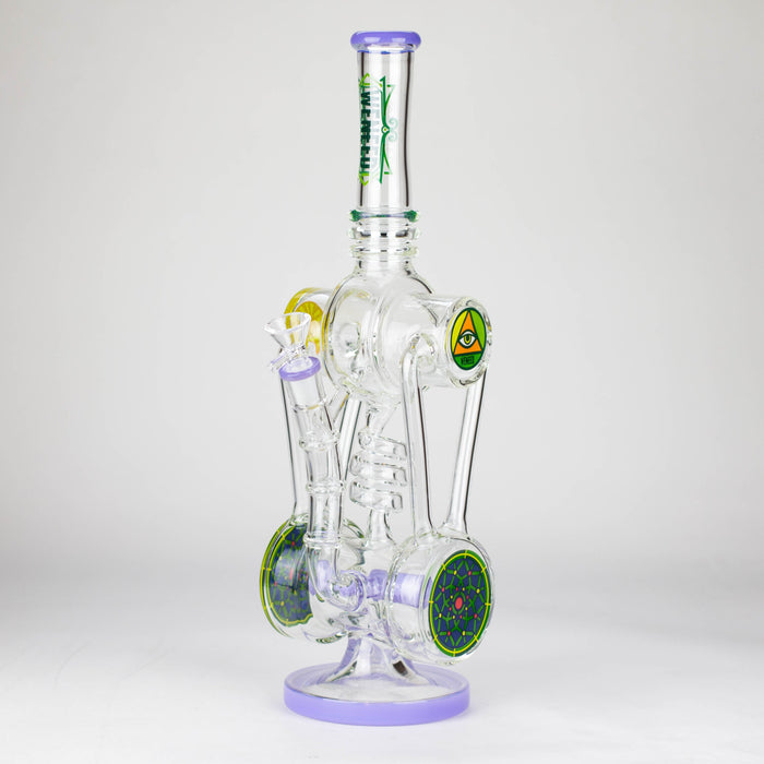 WENEED | 13" Galactic Vortex Glass Bong Glass Bong WENEED® T-purple