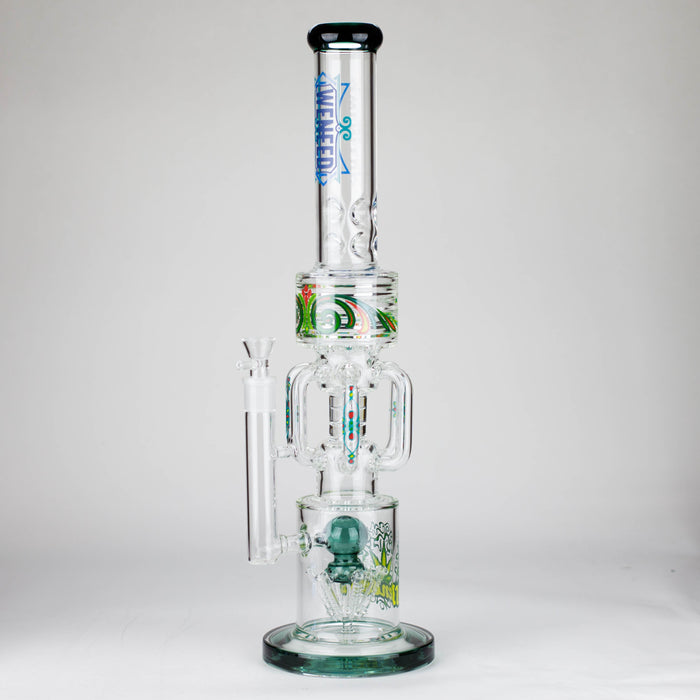 WENEED | 22" Gear Perc Glass bong Glass Bong WENEED® Aqua