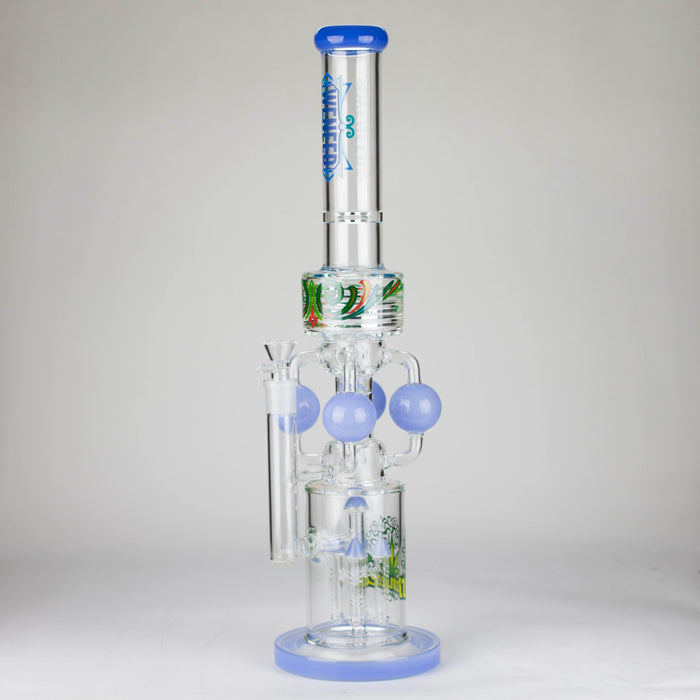 WENEED | 20" Gravity Pillar Glass Bong Glass Bong WENEED® Jade Blue