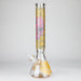 16" 7mm Artistic Design Beaker Glass Bong Super Supplys Inc Design A