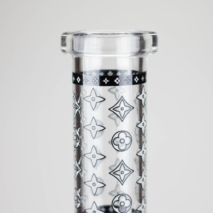8" 5mm 38mm Grown In The Dark Beaker Bong Glass Bong Super Supplys Inc