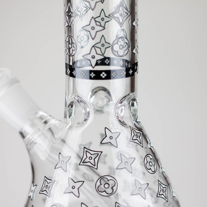 8" 5mm 38mm Grown In The Dark Beaker Bong Glass Bong Super Supplys Inc