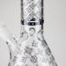8" 5mm 38mm Grown In The Dark Beaker Bong Glass Bong Super Supplys Inc