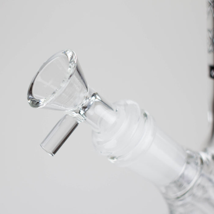8" 5mm 38mm Grown In The Dark Beaker Bong Glass Bong Super Supplys Inc