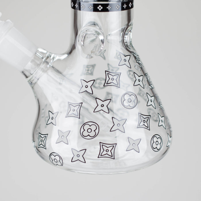 8" 5mm 38mm Grown In The Dark Beaker Bong Glass Bong Super Supplys Inc