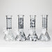 8" 5mm 38mm Grown In The Dark Beaker Bong Glass Bong Super Supplys Inc