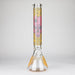 16" 7mm Artistic Design Beaker Glass Bong Super Supplys Inc