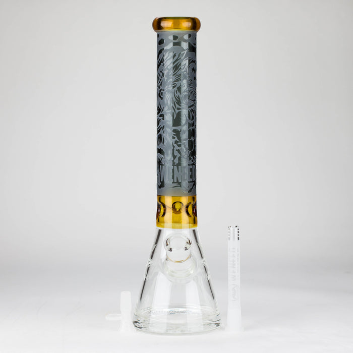 WENEED | 15" Trident Glass beaker Glass Bong WENEED®