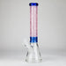 WENEED | 15" Trident Glass beaker Glass Bong WENEED® Pink