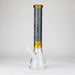 WENEED | 15" Trident Glass beaker Glass Bong WENEED® Black