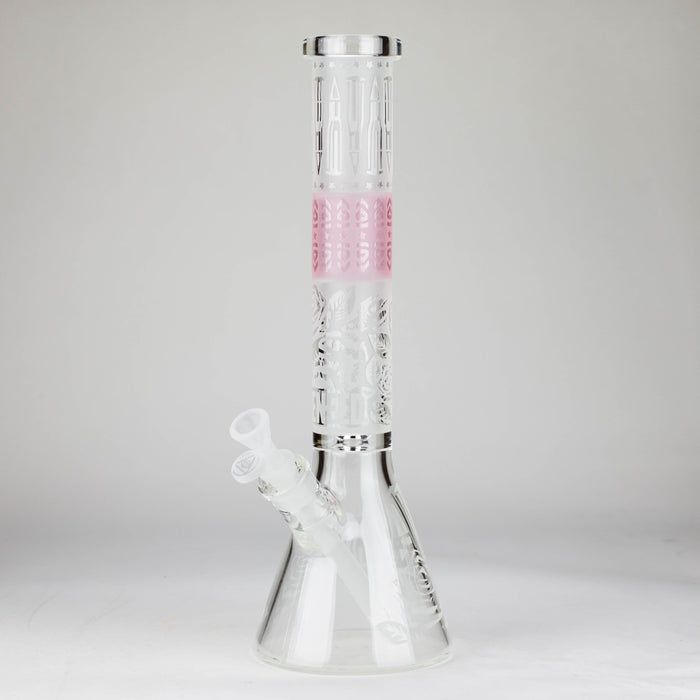 WENEED | 15" Eternal Rose Beaker Glass Bong WENEED® Pink