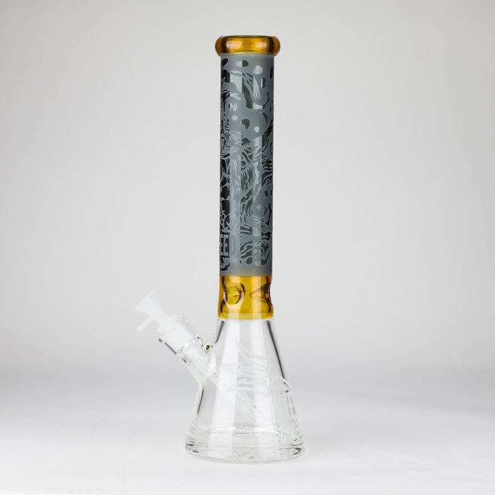 WENEED | 15" Trident Glass beaker Glass Bong WENEED®
