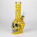 9" Sugar Skull-Themed glass bong [SK Series] Glass Bong BB Canada Yellow