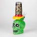 9" Wizard-Themed Sugar Skull Glass Bong [SK05] Glass Bong BB Canada