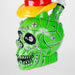 9" Wizard-Themed Sugar Skull Glass Bong [SK05] Glass Bong BB Canada
