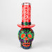 9" Wizard-Themed Sugar Skull Glow-in-the-Dark Glass Bong [SK14] Glass Bong BB Canada