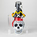 9" Pirate-Themed Sugar Skull Glass Bong [SK20] Glass Bong BB Canada