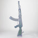27" Electroplated AK-47 Design Glass Bong with Display Stand [GU001] Glass Bong BB Canada