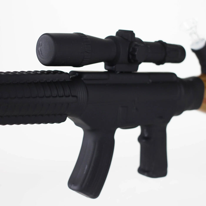 24" Rifle Smoke Glass Bong Glass Bong JJ Distribution