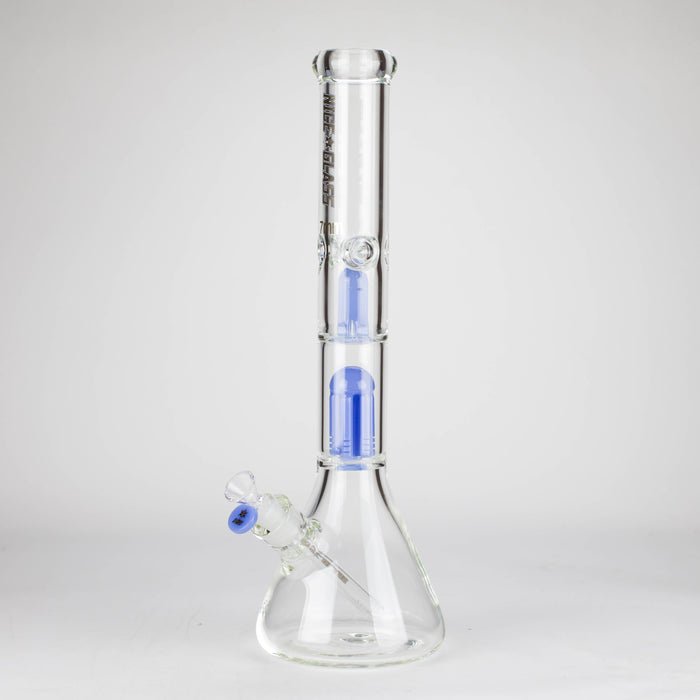 NG | 18 inch 6-Arm Perc & Splash Guard Beaker [G607-7] Glass Bong High-End Brands Glass J-Blue