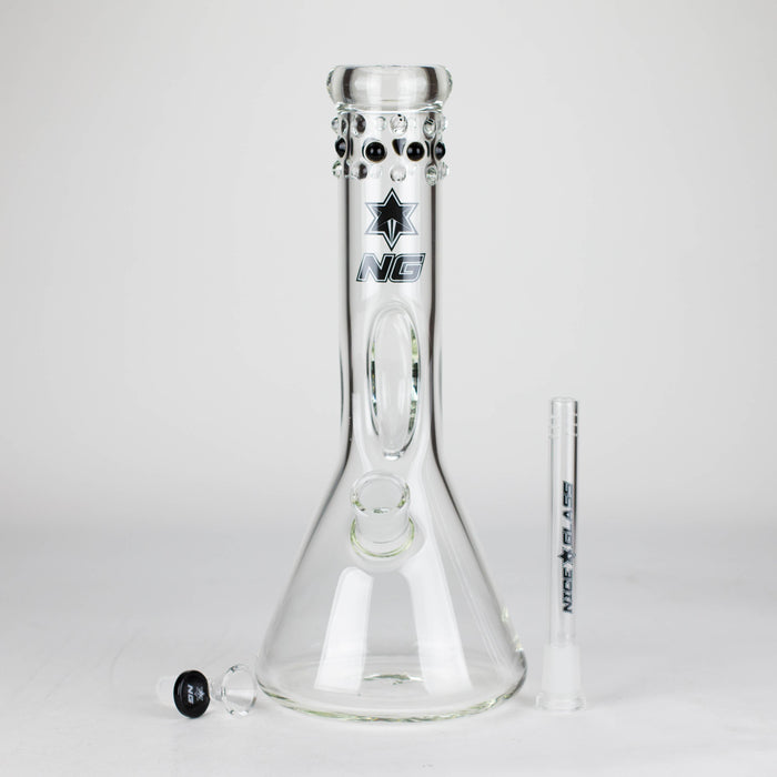 NG | 12 inch Elbow Ice Pinch Beaker [G1104] Glass Bong High-End Brands Glass
