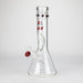 NG | 12 inch Elbow Ice Pinch Beaker [G1104] Glass Bong High-End Brands Glass Red