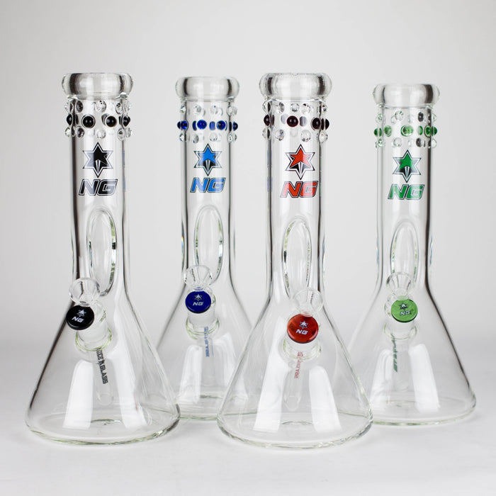 NG | 12 inch Elbow Ice Pinch Beaker [G1104] Glass Bong High-End Brands Glass