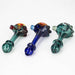 Shine Glassworks made in Canada | Crushed Opal Space fumed handpipe with spiral bowl Glass Pipe Smoking Cat Distribution