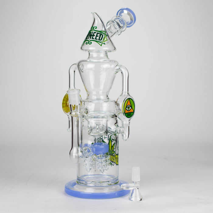 WENEED | 13.5" Halo Spire Glass Bong Glass Bong WENEED®