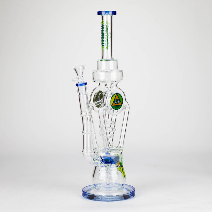 WENEED | 15" Infinity Tower Glass Bong Glass Bong WENEED® Blue