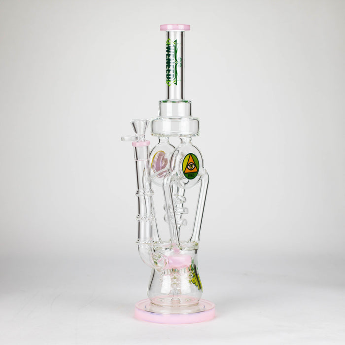 WENEED | 15" Infinity Tower Glass Bong Glass Bong WENEED® T-pink